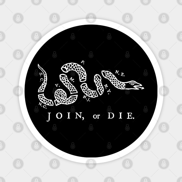 Join or Die Magnet by BUNNY ROBBER GRPC